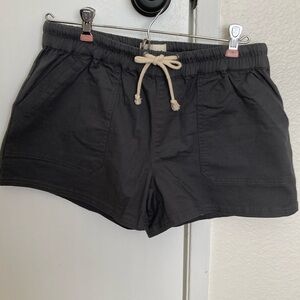 Pact woven twill drawstring short